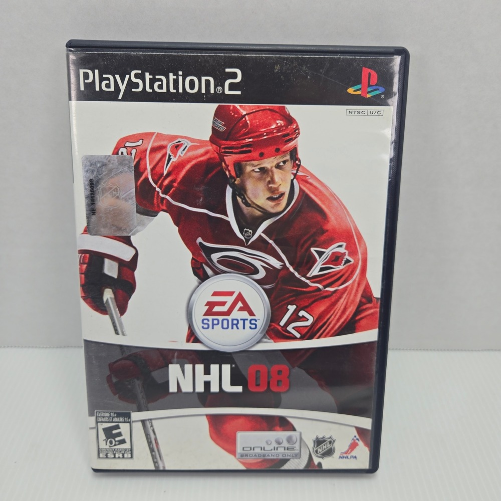 EA‎ Sports NHL 08 Playstation 2 PS2 Hockey Video Game Complete Tested